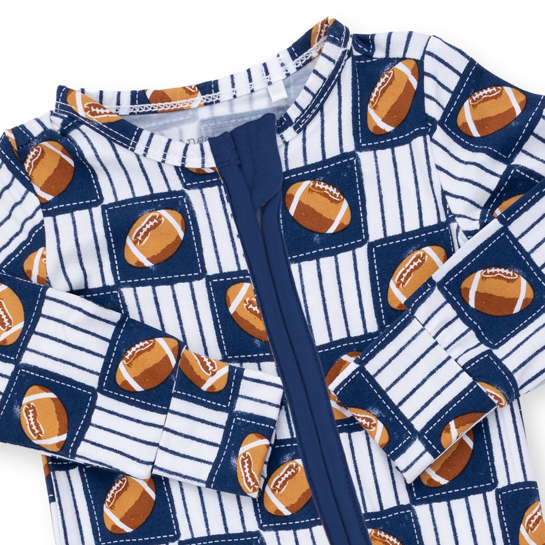 Football Patchwork - Convertible Romper
