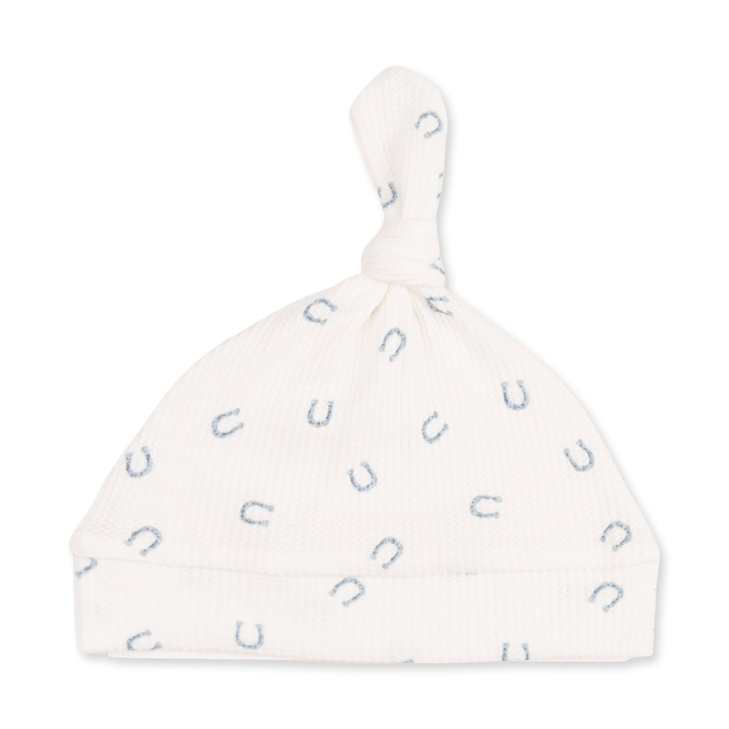 Little Horseshoes Blue - Knotted Gown and Knotted Hat