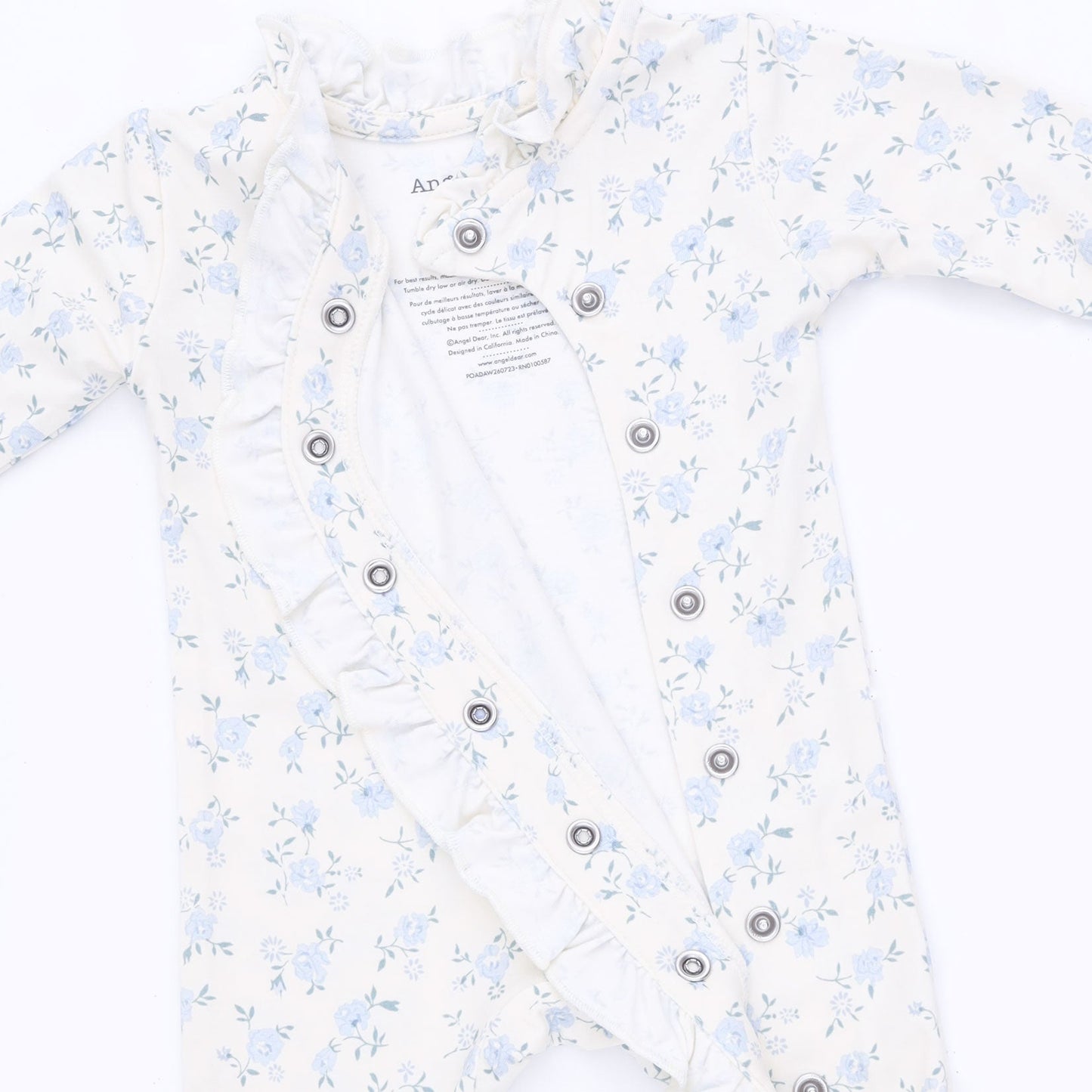 Rose Briar - Kimono Ruffle Snap Footie