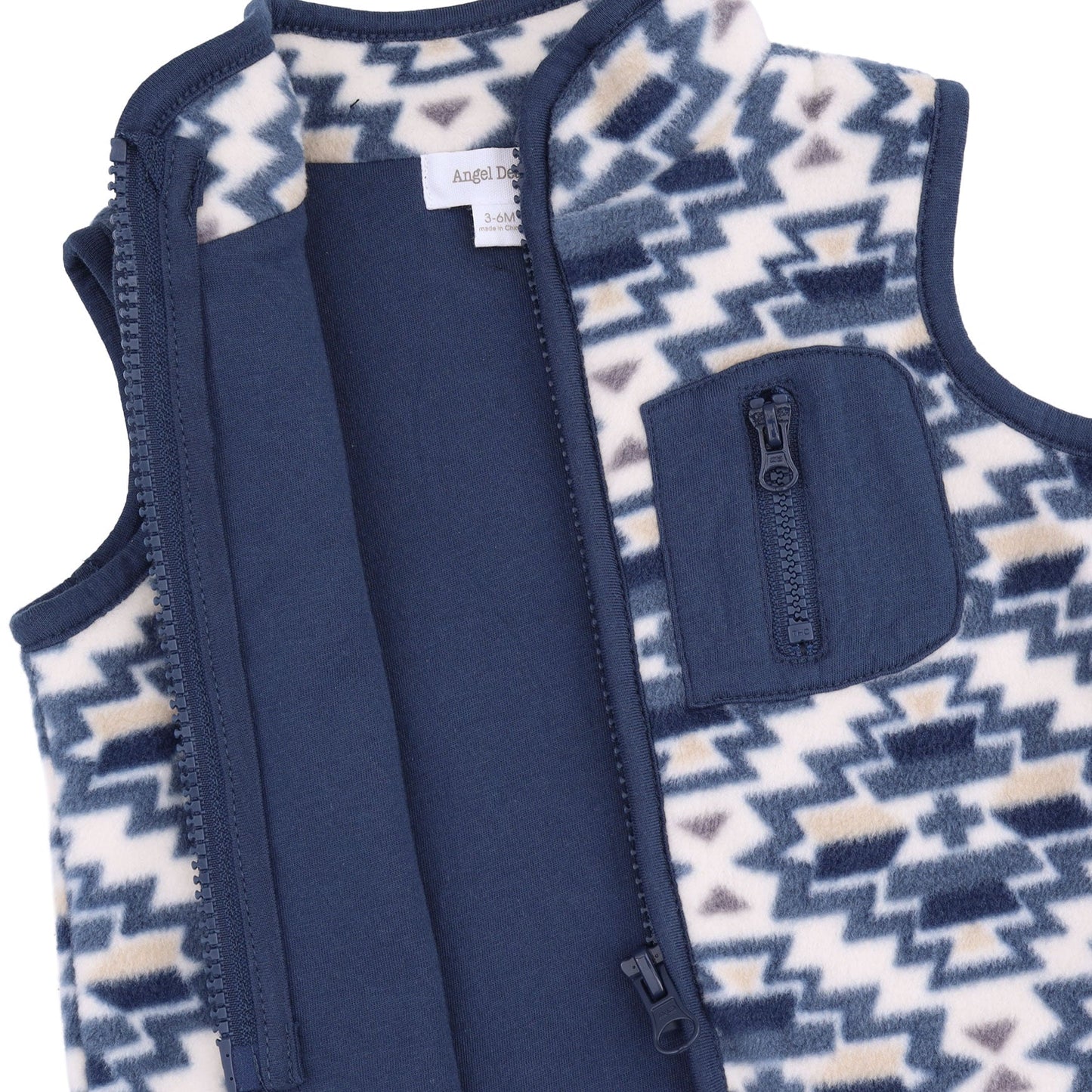 Southwest Micro Fleece - Zip Vest