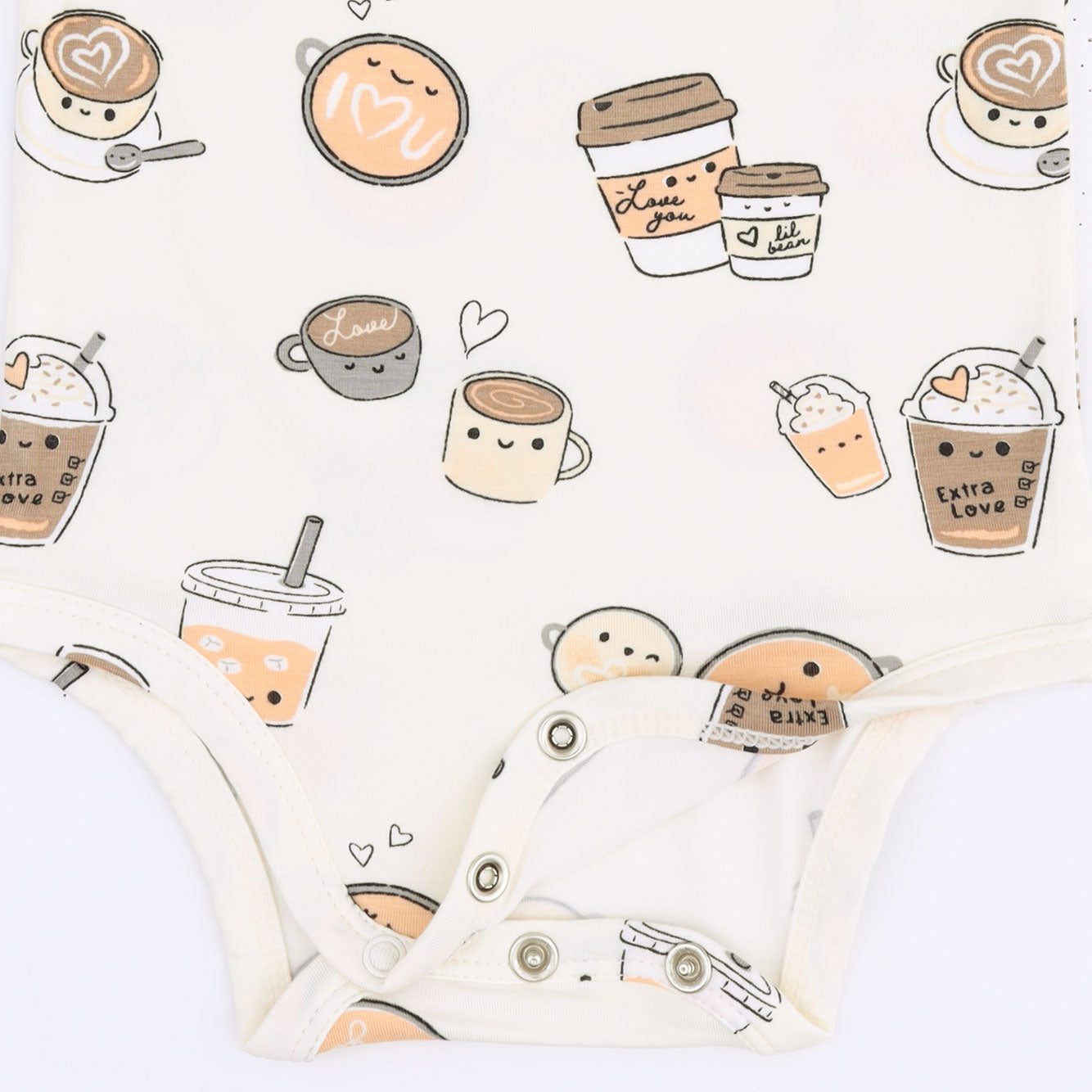 Love You A Latte - Long Sleeve Bodysuit