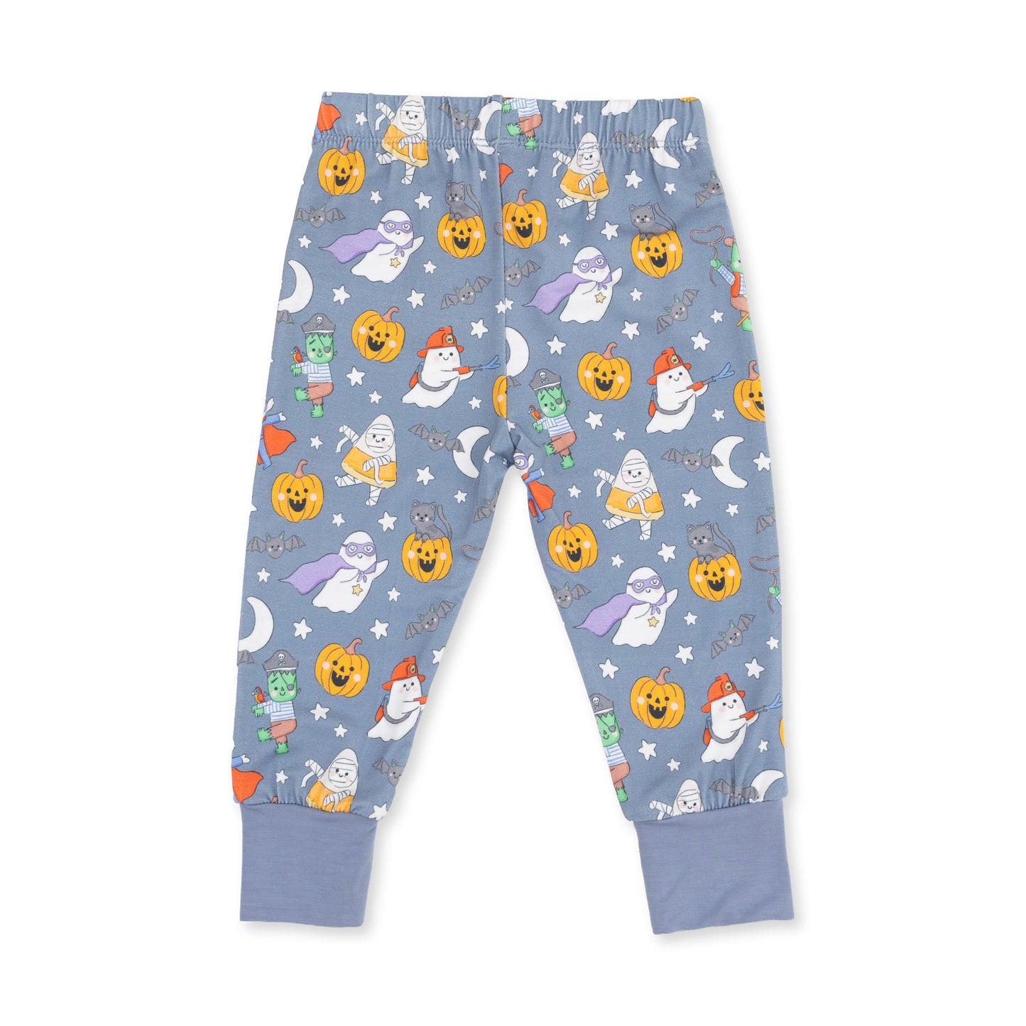 Halloween Monster Dress Up Blue - Long Sleeve Loungewear Set