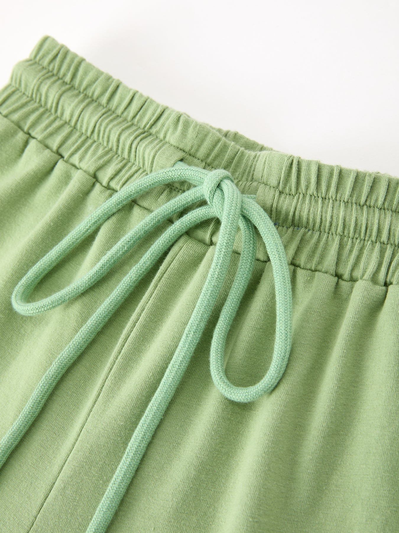 Fall Green Kids Pajamas Set Pumpkin Embroidery Button Sleepwear