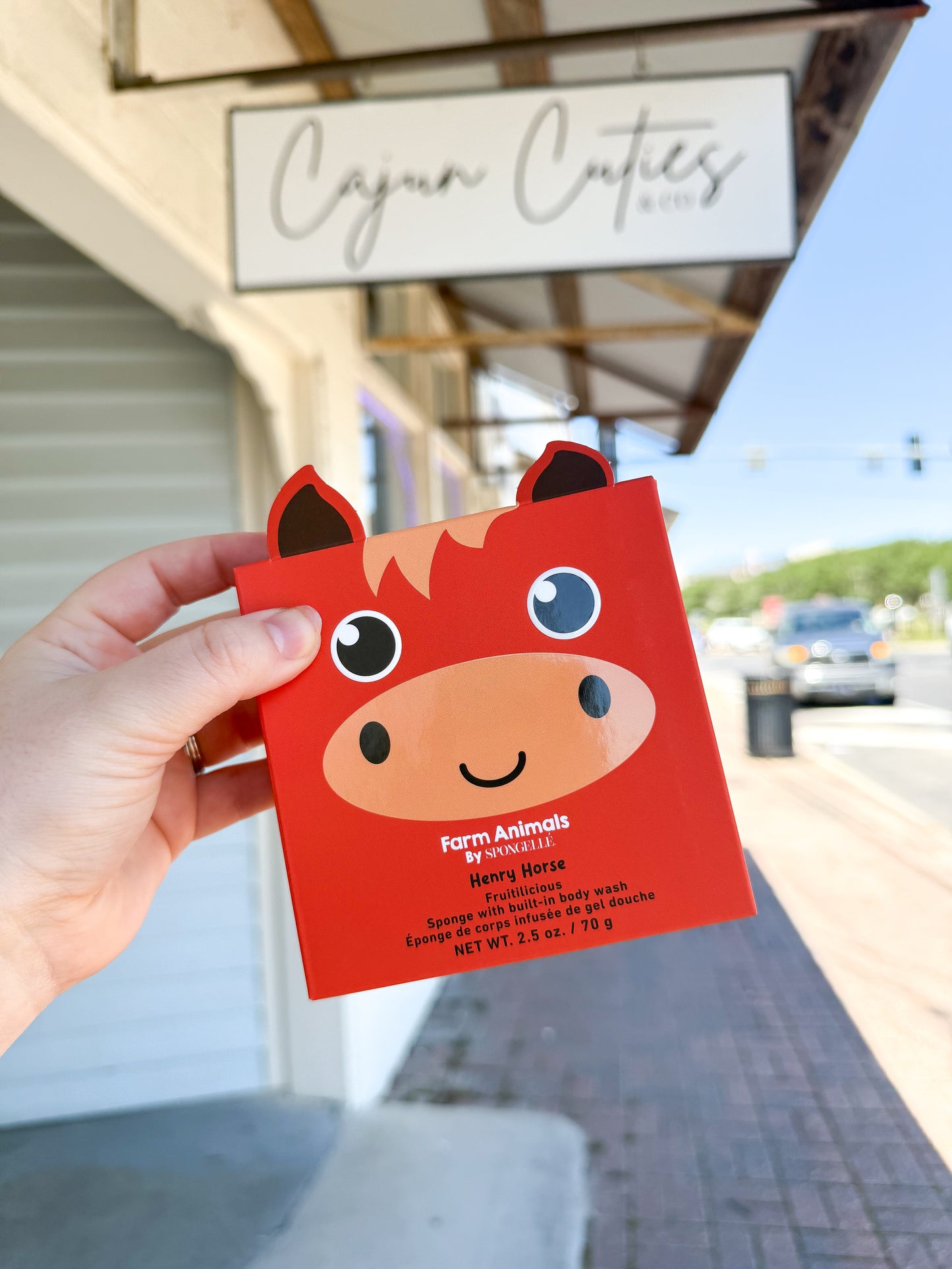 Henry Horse Children's Fruitilicious Body Wash Sponge | Nature Animals by Spongeables