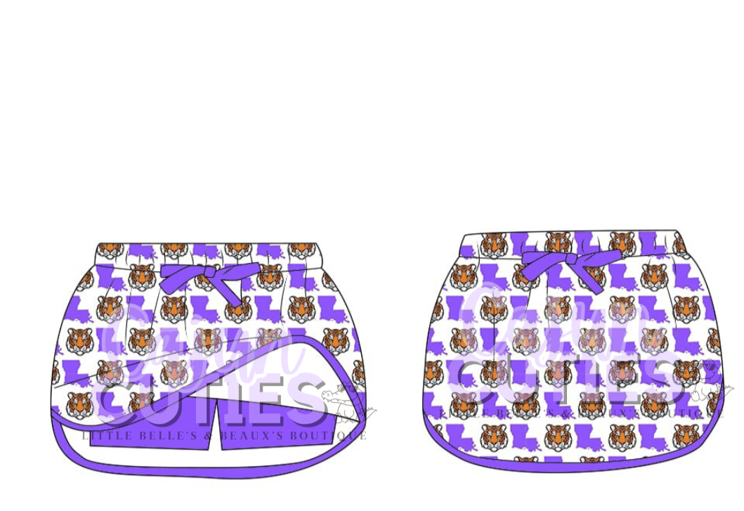 Pre-order Tiger face skort