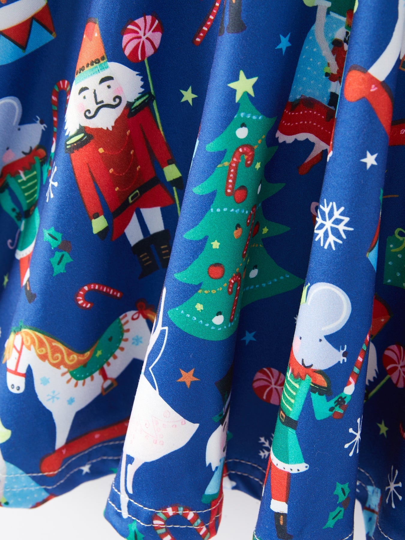 Christmas Characters Print Girls Dress