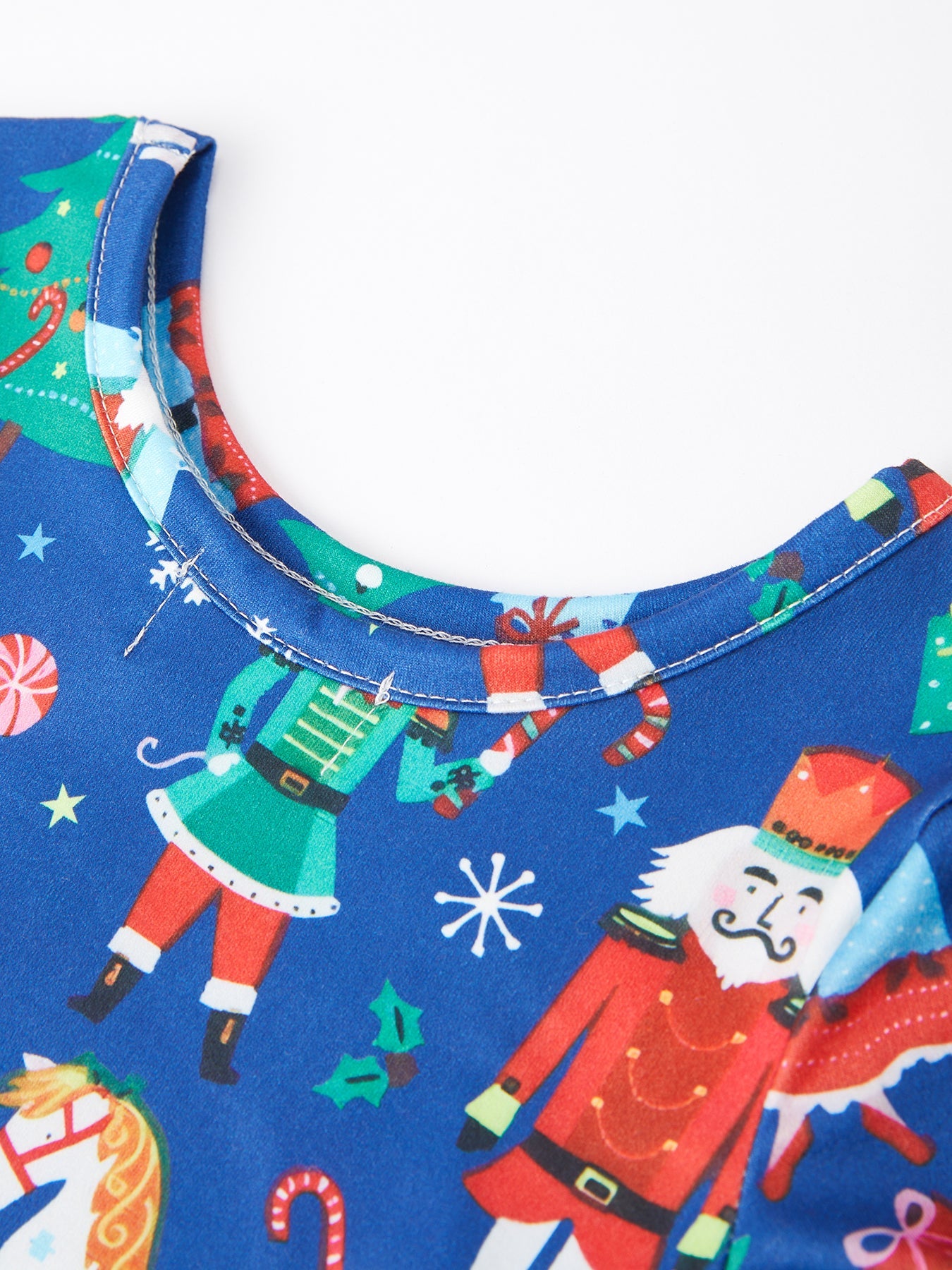 Christmas Characters Print Girls Dress
