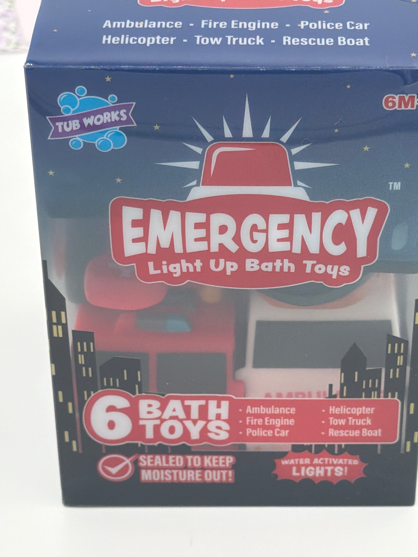 Emergency Light Up Bath Toy