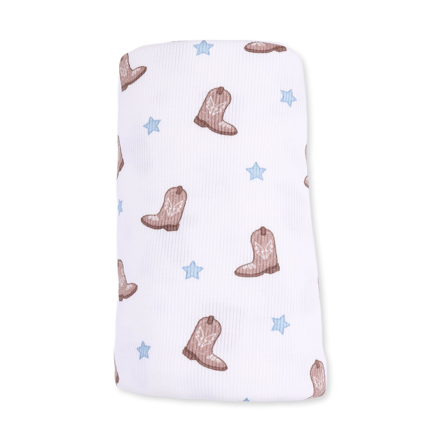 Mini Cowboy Boots - Swaddle Blanket