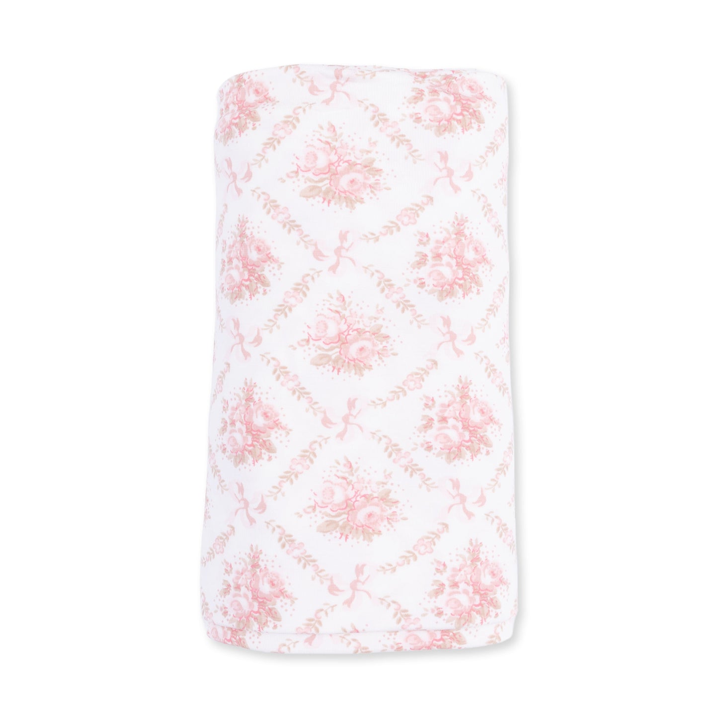Rose Bow Lattice - Swaddle Blanket