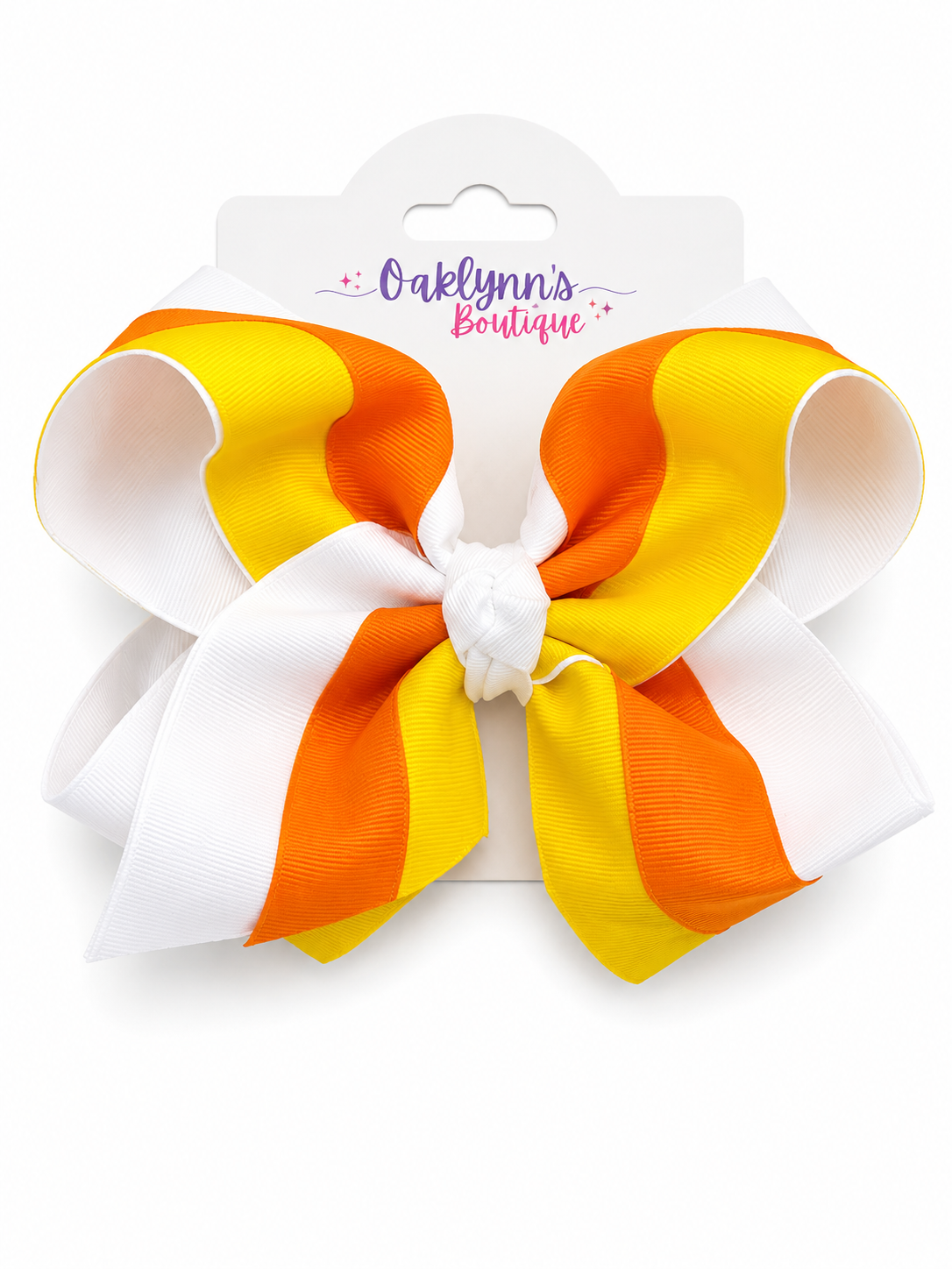Candy Corn Bow