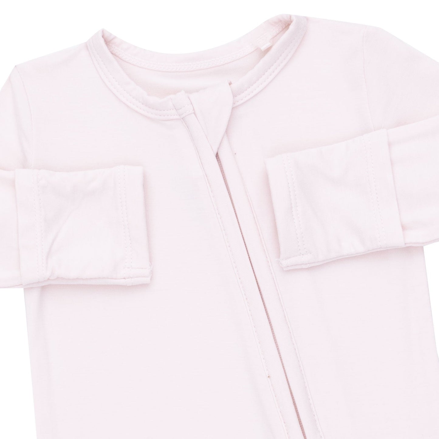Solid Mauve Morn - 2 Way Zipper Footie