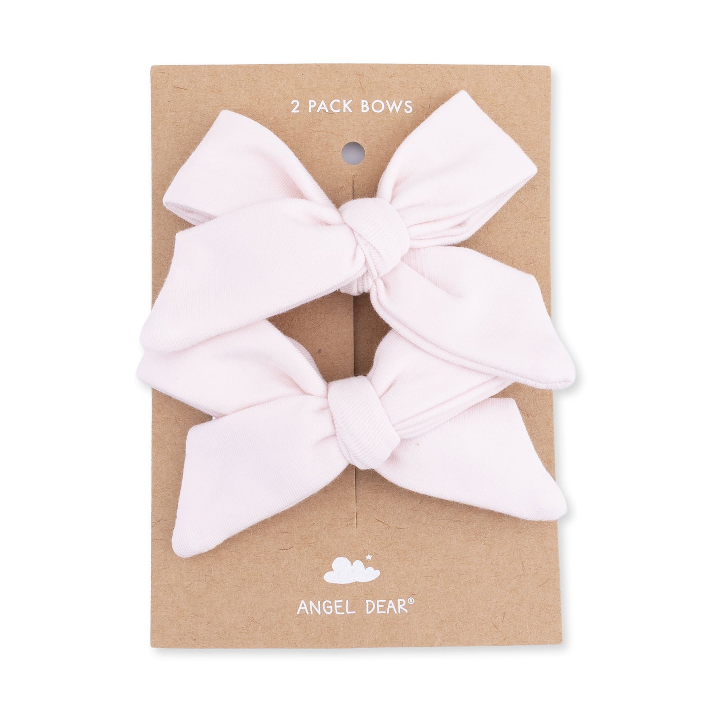 Solid Mauve Morn - 2 Pack Bow Clips