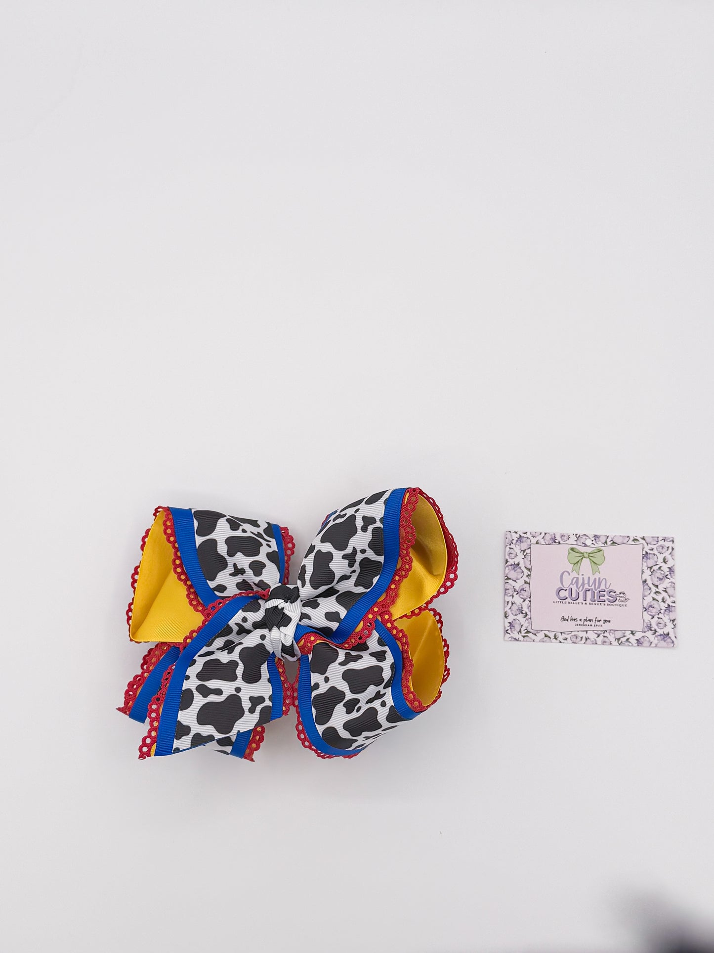 Toy Story Themed Hair Bow