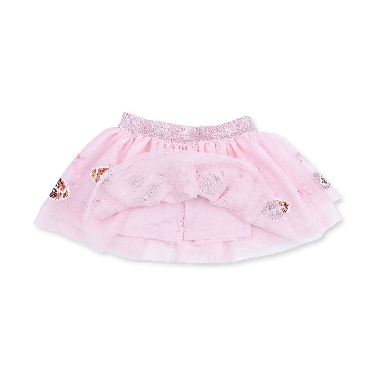 Football Helmets Pink - Tutu Skirt with Bike Shorts