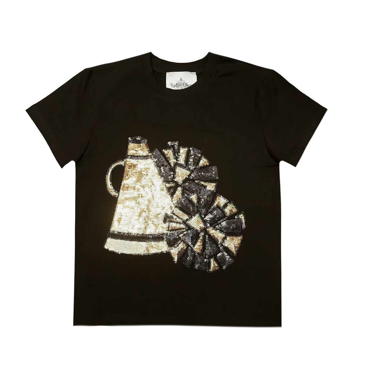 Kids' Megaphone Shirt - Black and Gold