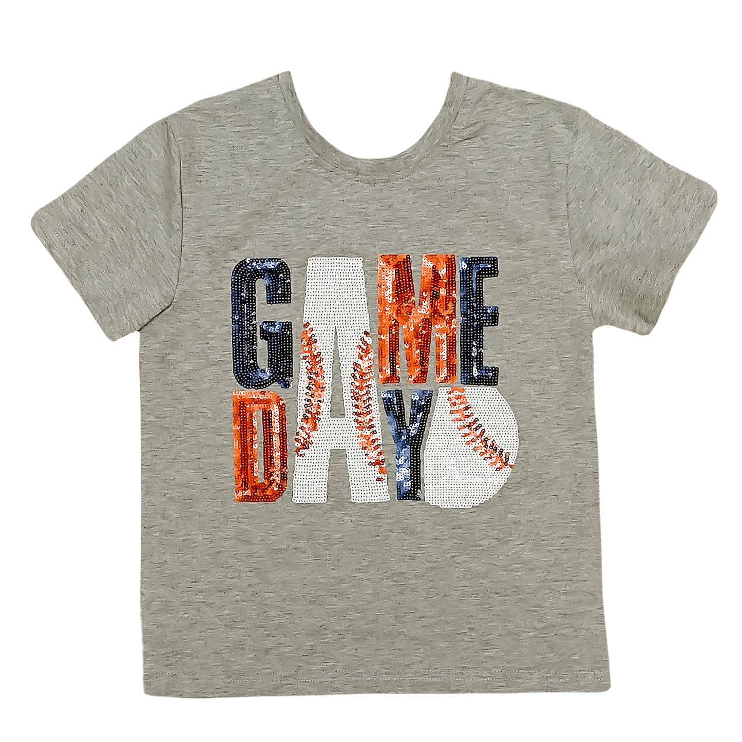 Gameday Navy and Orange Shirt