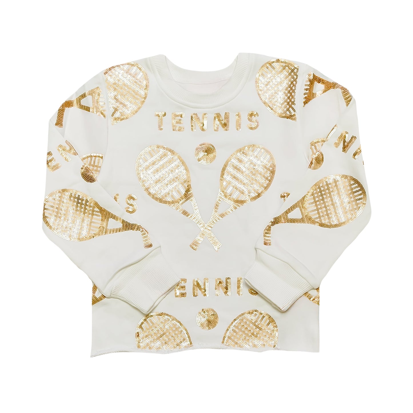 Gold Tennis Sweatshirt
