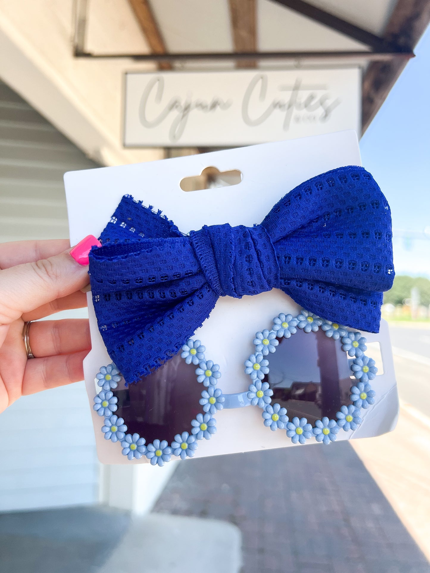Toddler Flower Sunnie with Bow - Cajun Cuties & Co