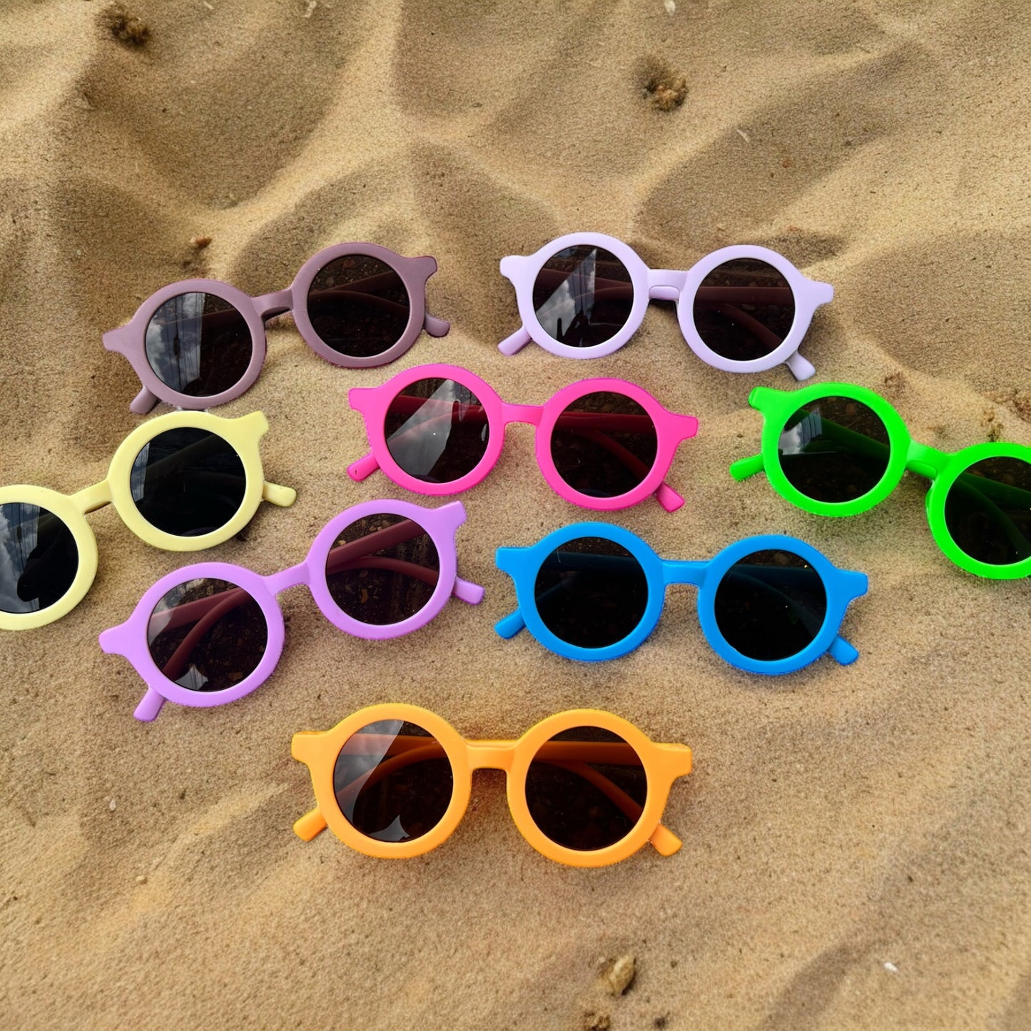Neon Sunnie’s Sunglasses Toddlers - Cajun Cuties & Co