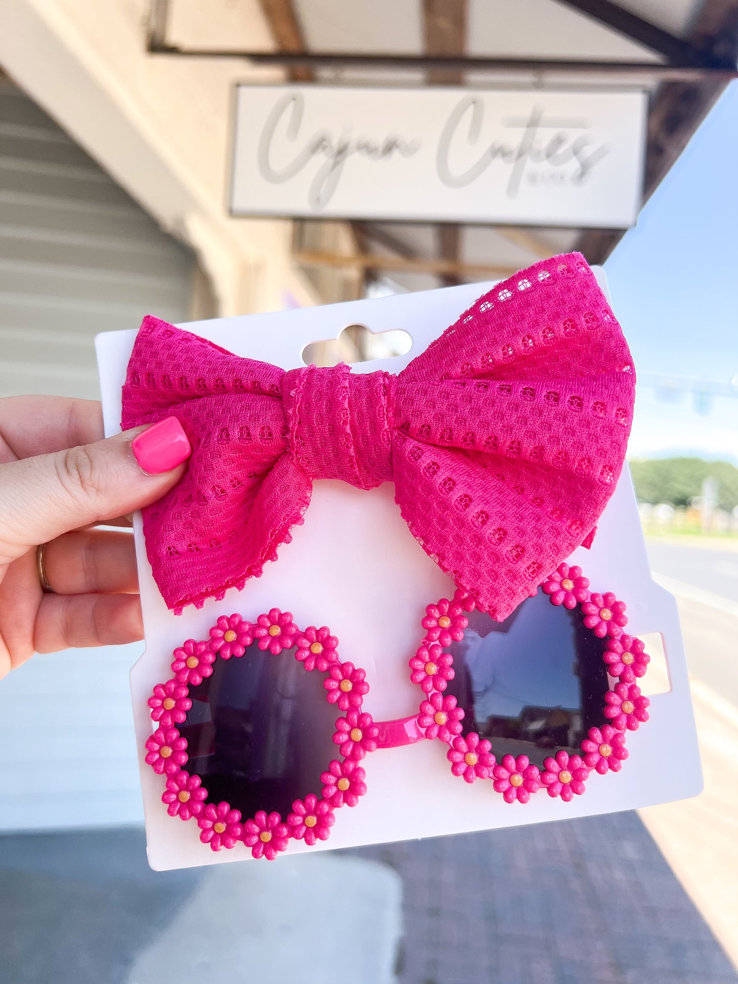 Toddler Flower Sunnie with Bow - Cajun Cuties & Co