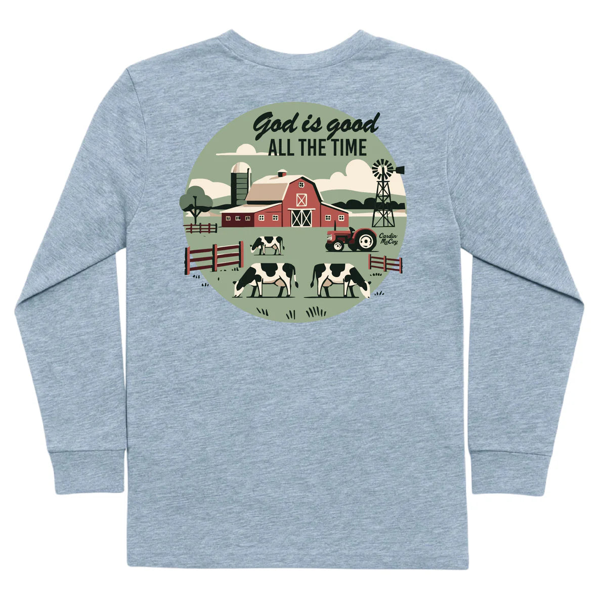 Cardin McCoy Boys “God Is Good All the Time” Long Sleeve Tee | Southern Faith Boutique Shirt (Copy)