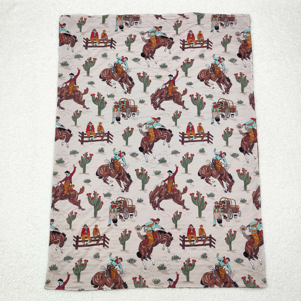 Sibling Baby Kids Western Blankets