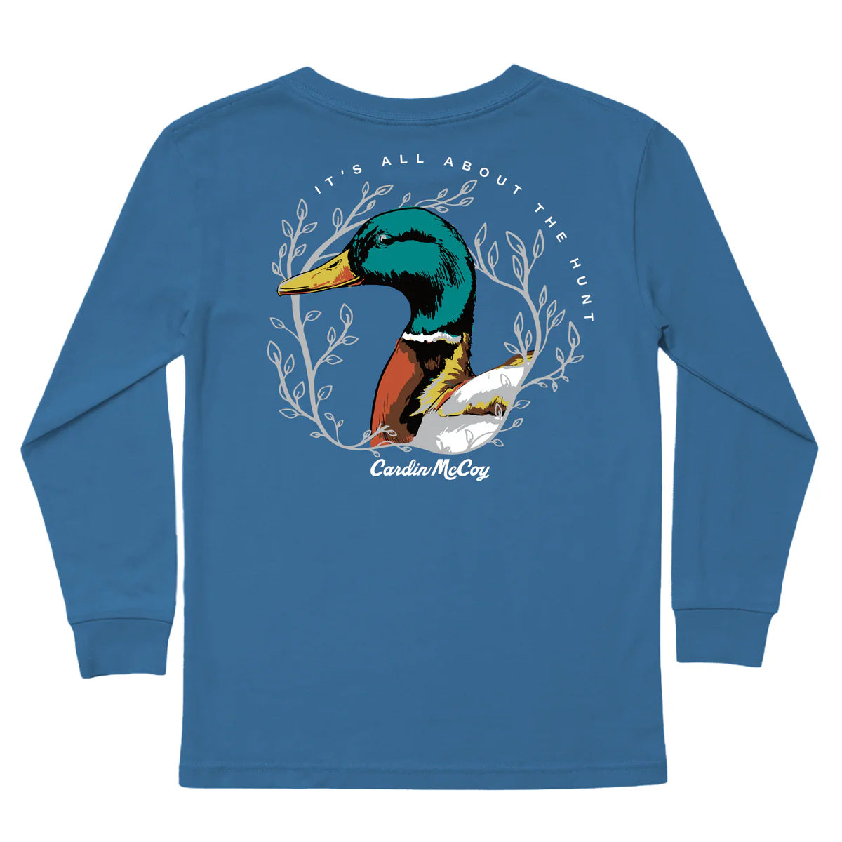 Cardin McCoy Boys “It’s All About the Hunt” Long Sleeve Tee | Southern Boutique Duck Shirt