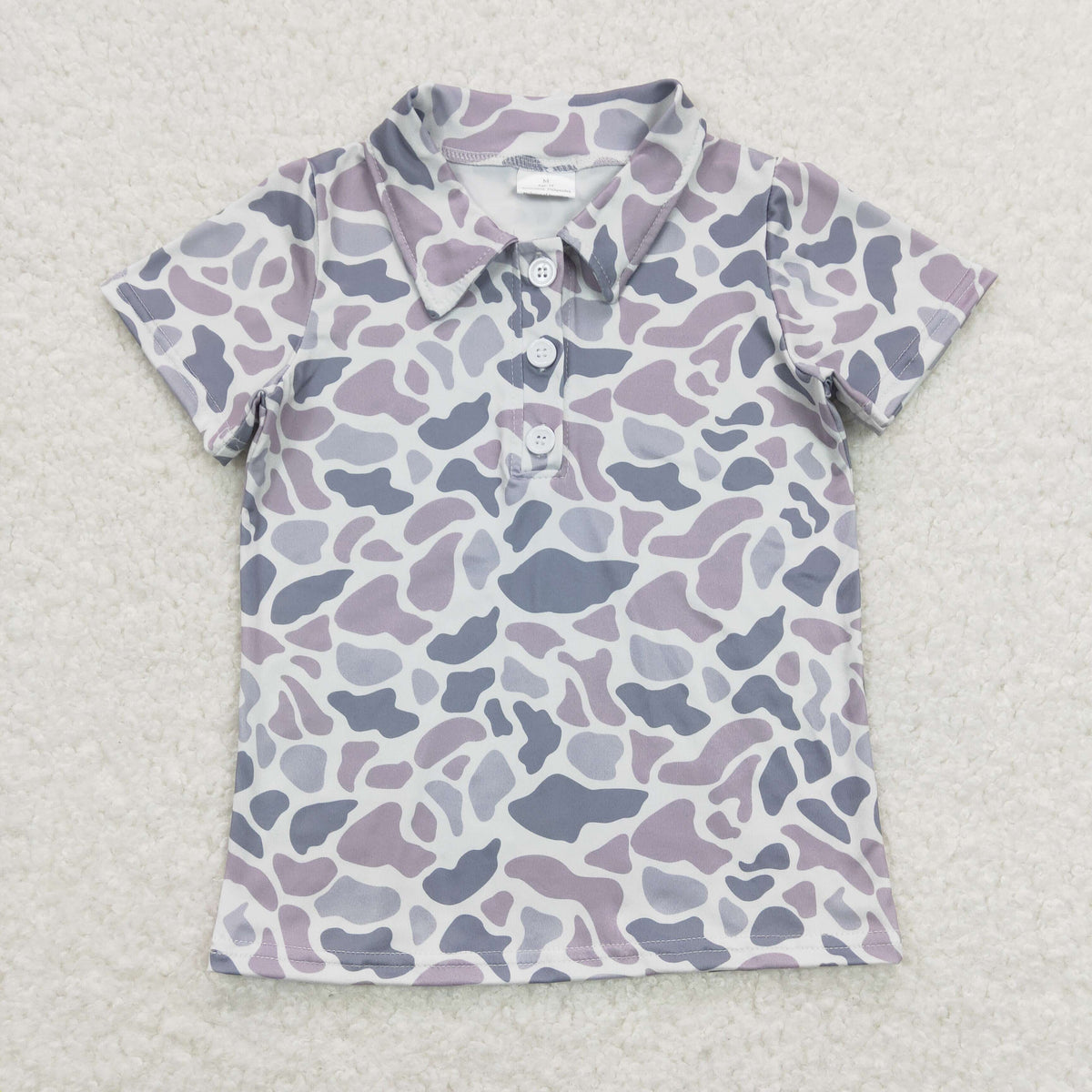 Sibling Baby Boys Southern Camo Pullover Polo Shirts Tops