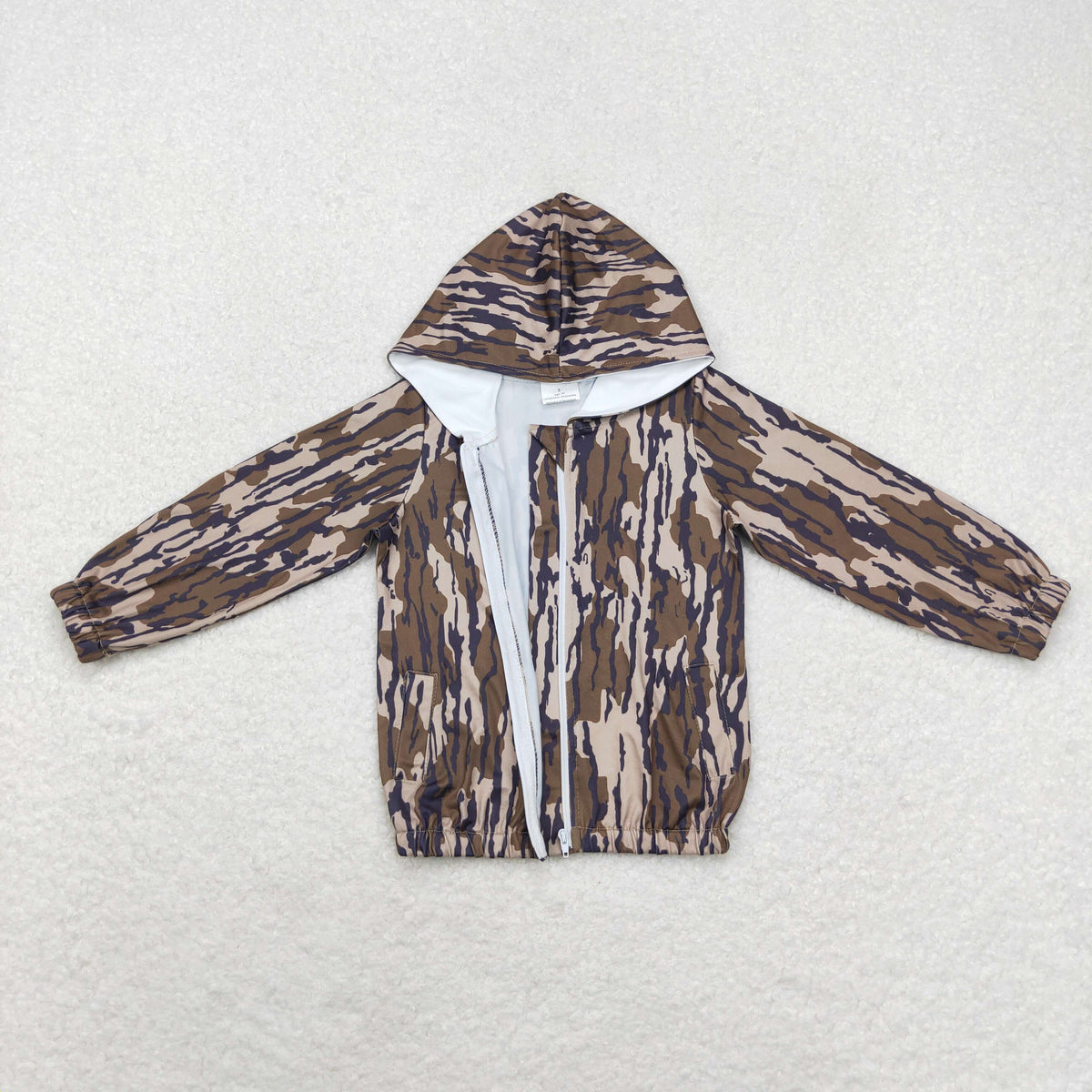 BT0795 toddler boy clothes camouflage boy winter hoodie top