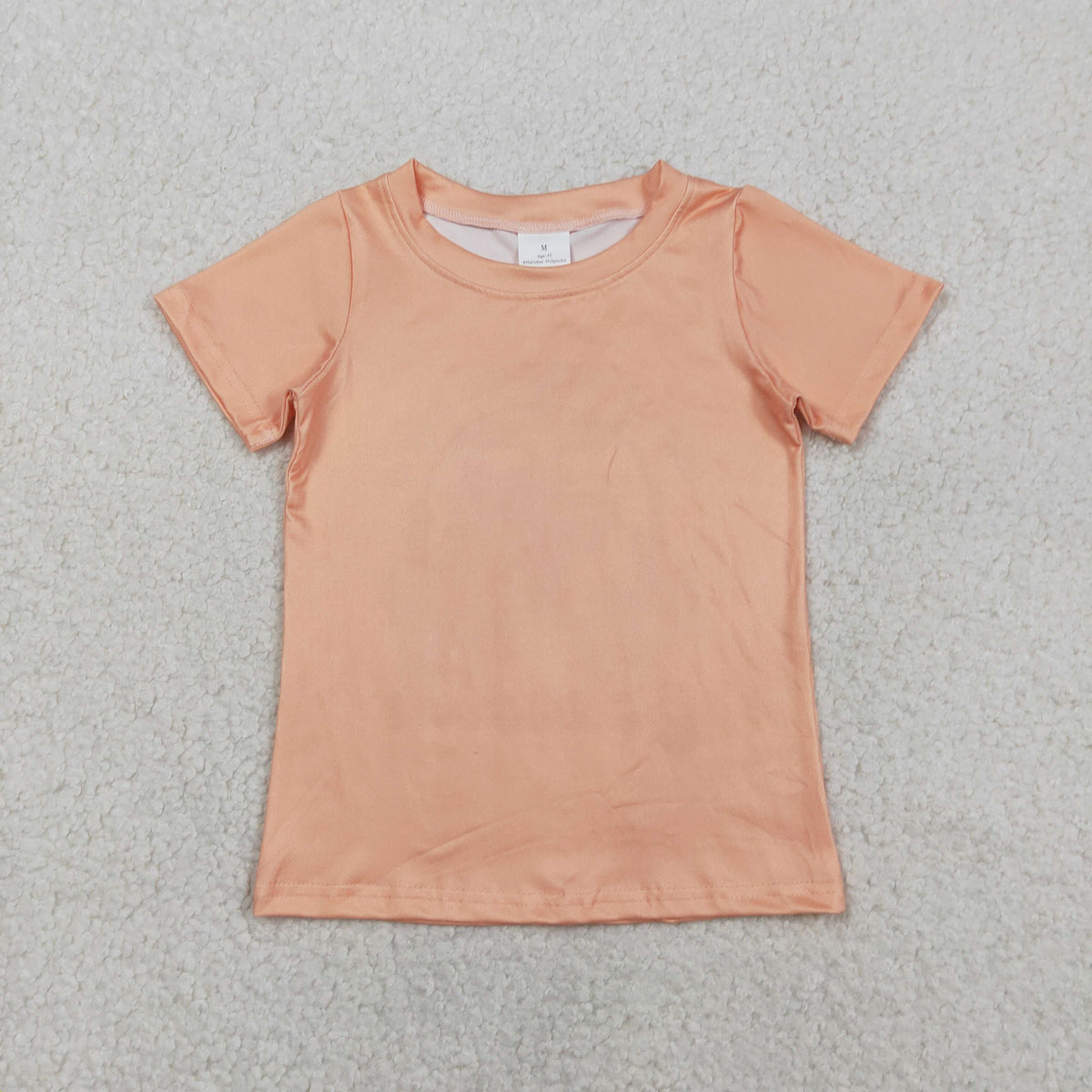 BT1618 Baby Boys Peach Short Sleeve Jesus Horse Rodeos T-shirts Top
