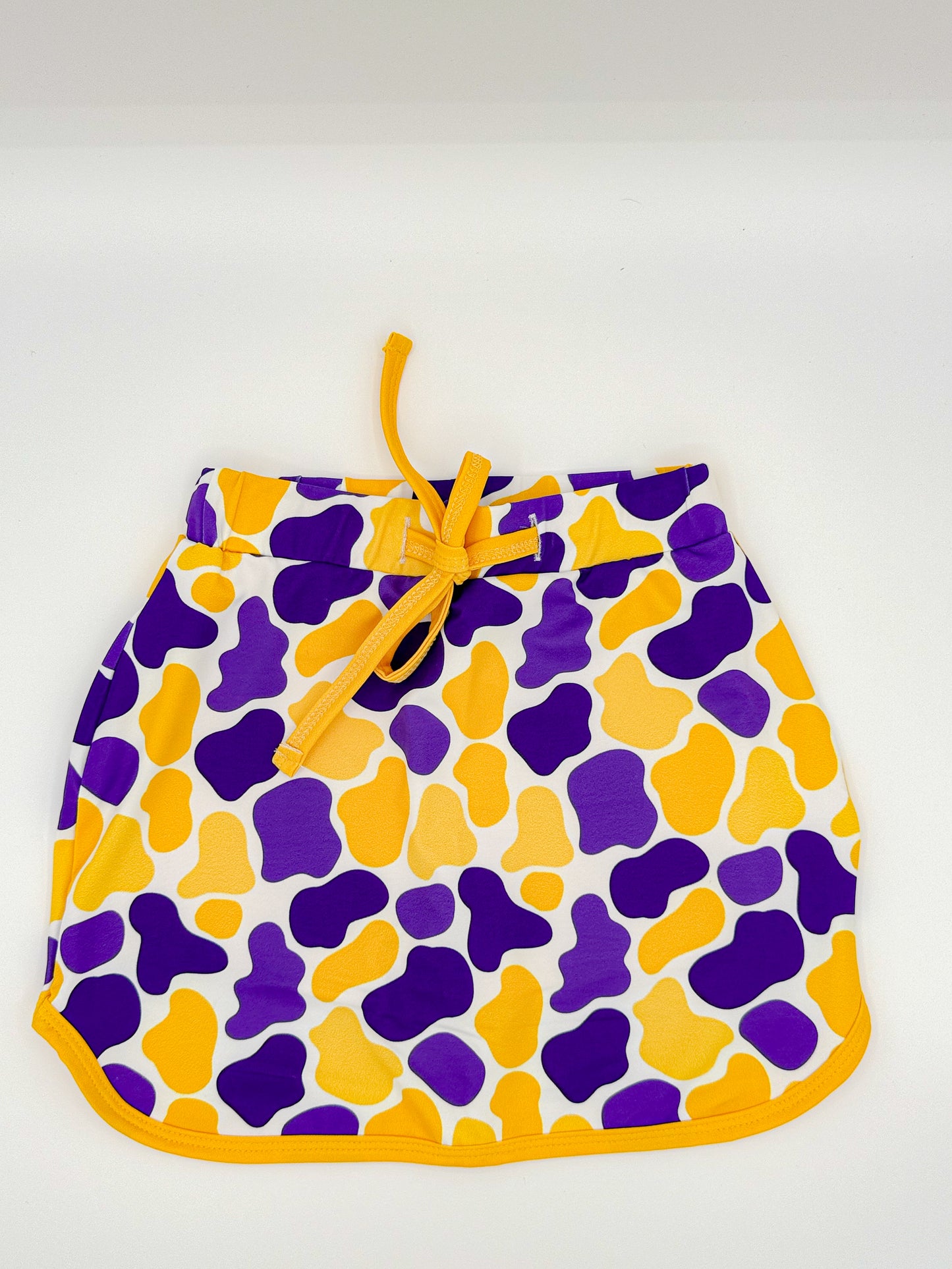 Camo Purple & Gold Skort