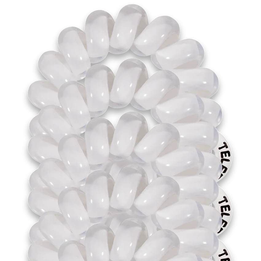 Coconut White Teleties - Cajun Cuties & Co