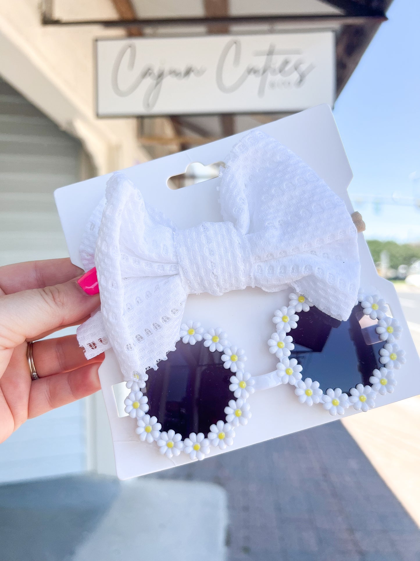 Toddler Flower Sunnie with Bow - Cajun Cuties & Co