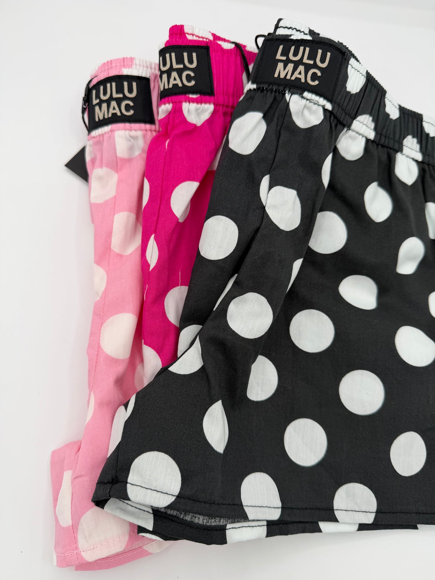 Lulu Mac Youth black polka dots Shorts