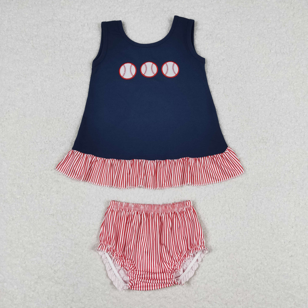 Sibling Baby Boys Embroidery Baseball Top Shorts Bummies Outfits Clothes Sets