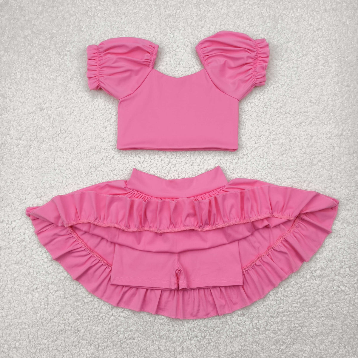 Sibling Baby Girls Yoga Shirt Skort Active Wear Clothes Sets