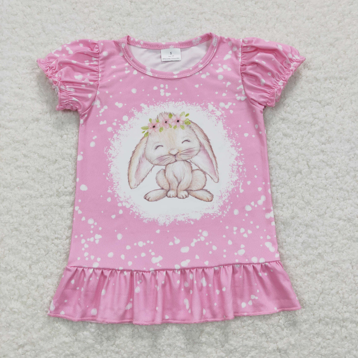 Sibling Baby Boys Girls Eggs Rabbits Easter Tee Shirts Top