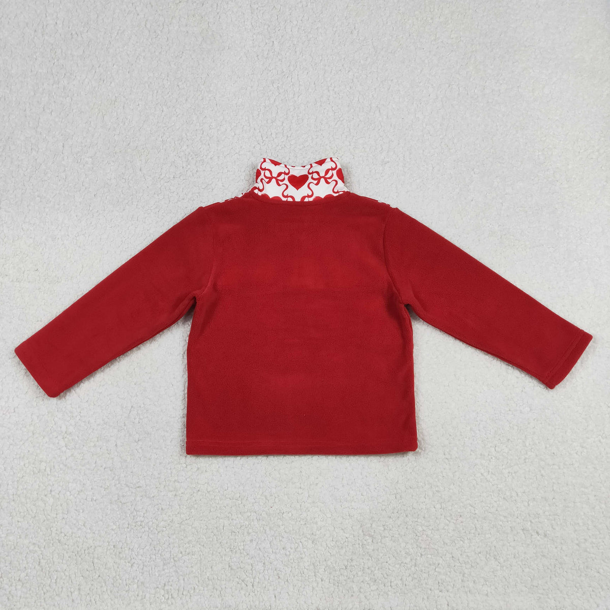 Sibling Baby Boys Girls Long Sleeve Sherpa Zipper Pullovers Top