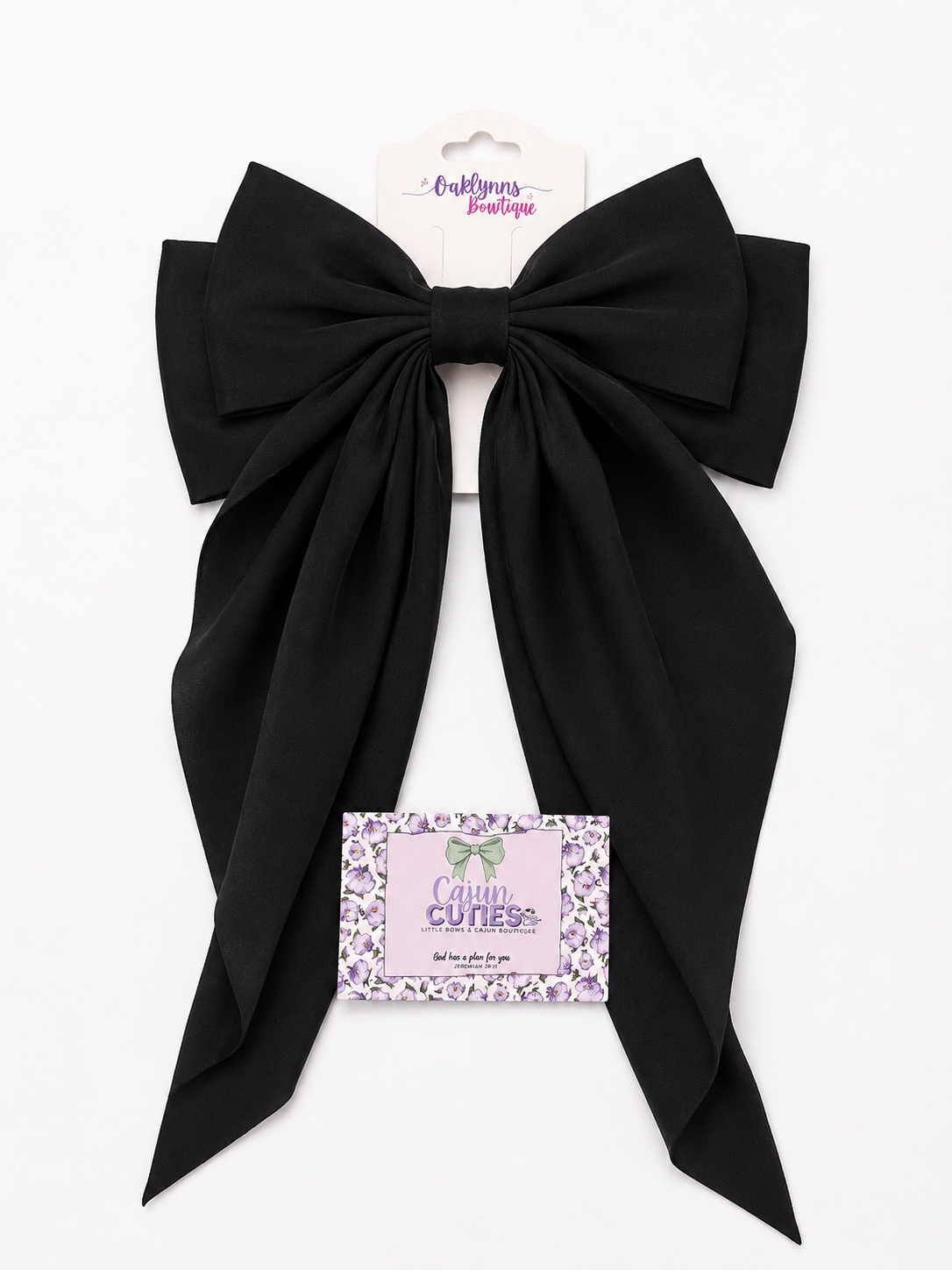 Boutique Hair Bow Black