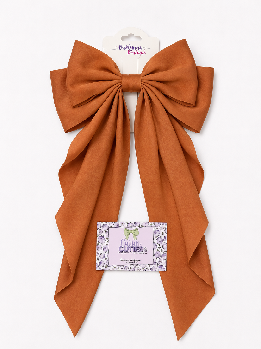 Boutique Hair Bow Orange