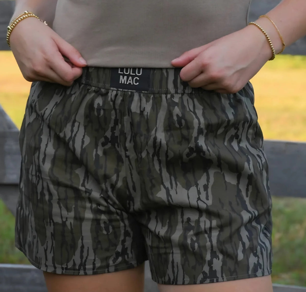Mossy Oak Bottomland LULU MAC shorts