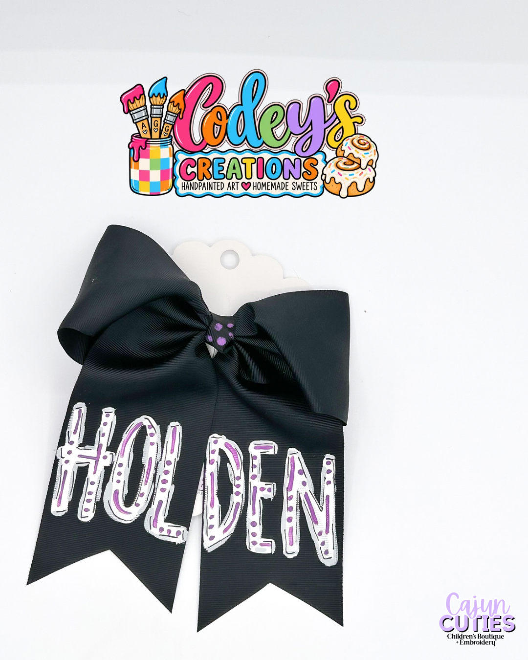 Holden Pride Hand-Painted Bow