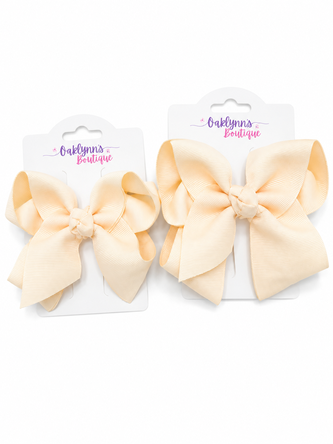 Cream Bow