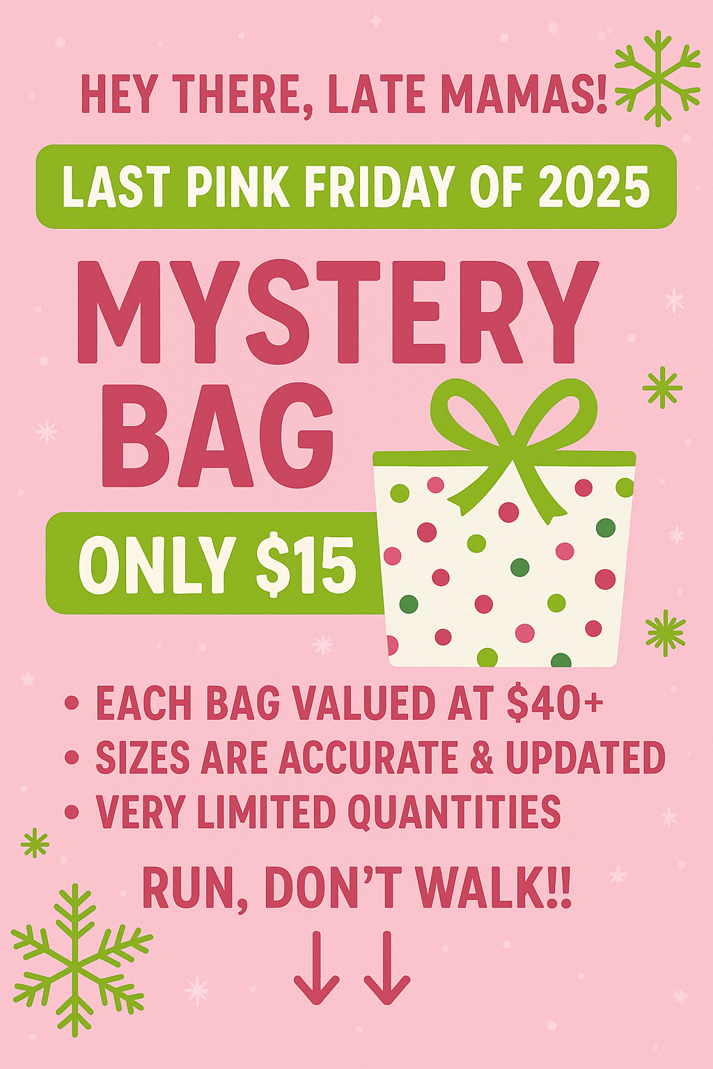 PINK FRIDAY $15 Mystery Bag