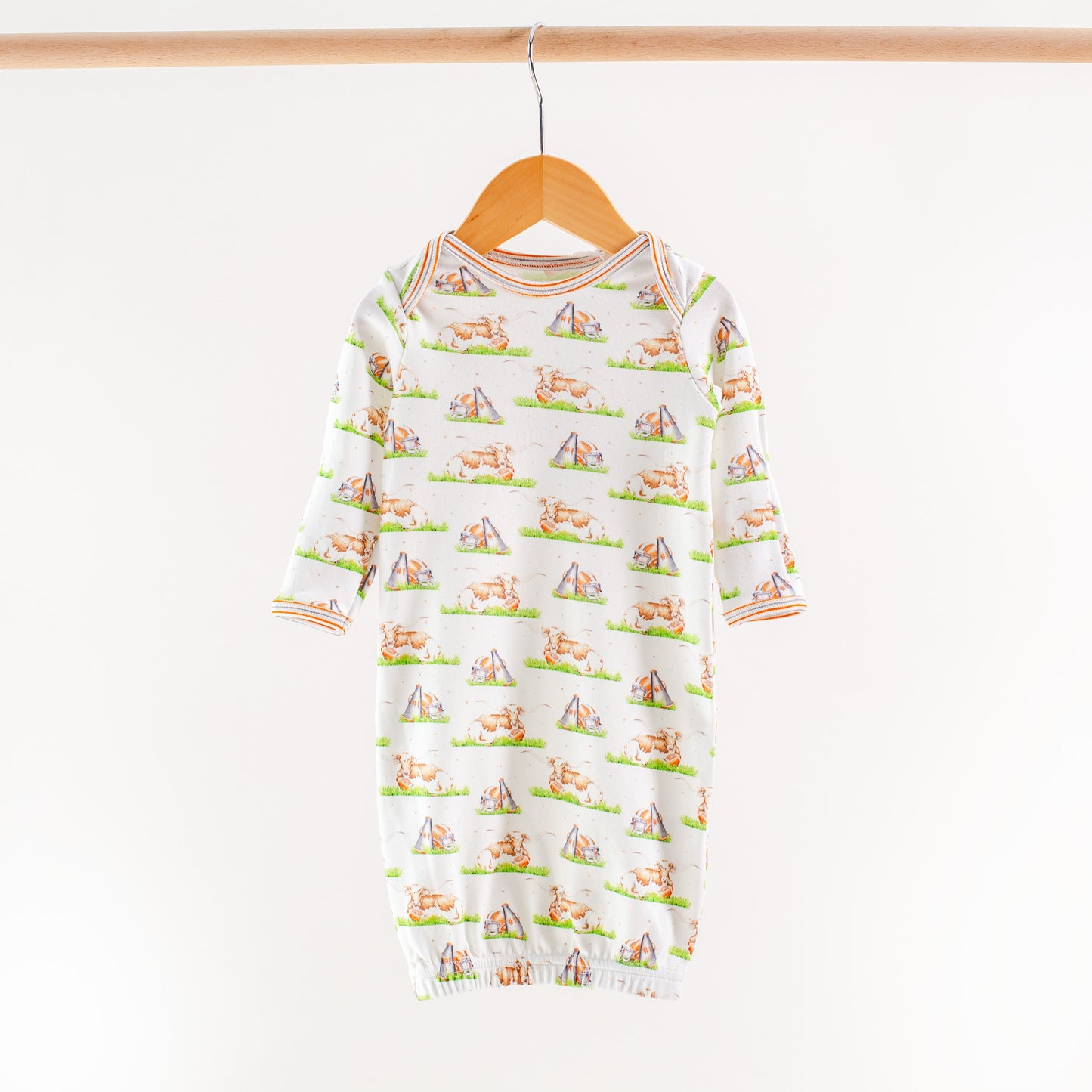 Cattle Mascot Mania Organic Cotton Kids Pajamas