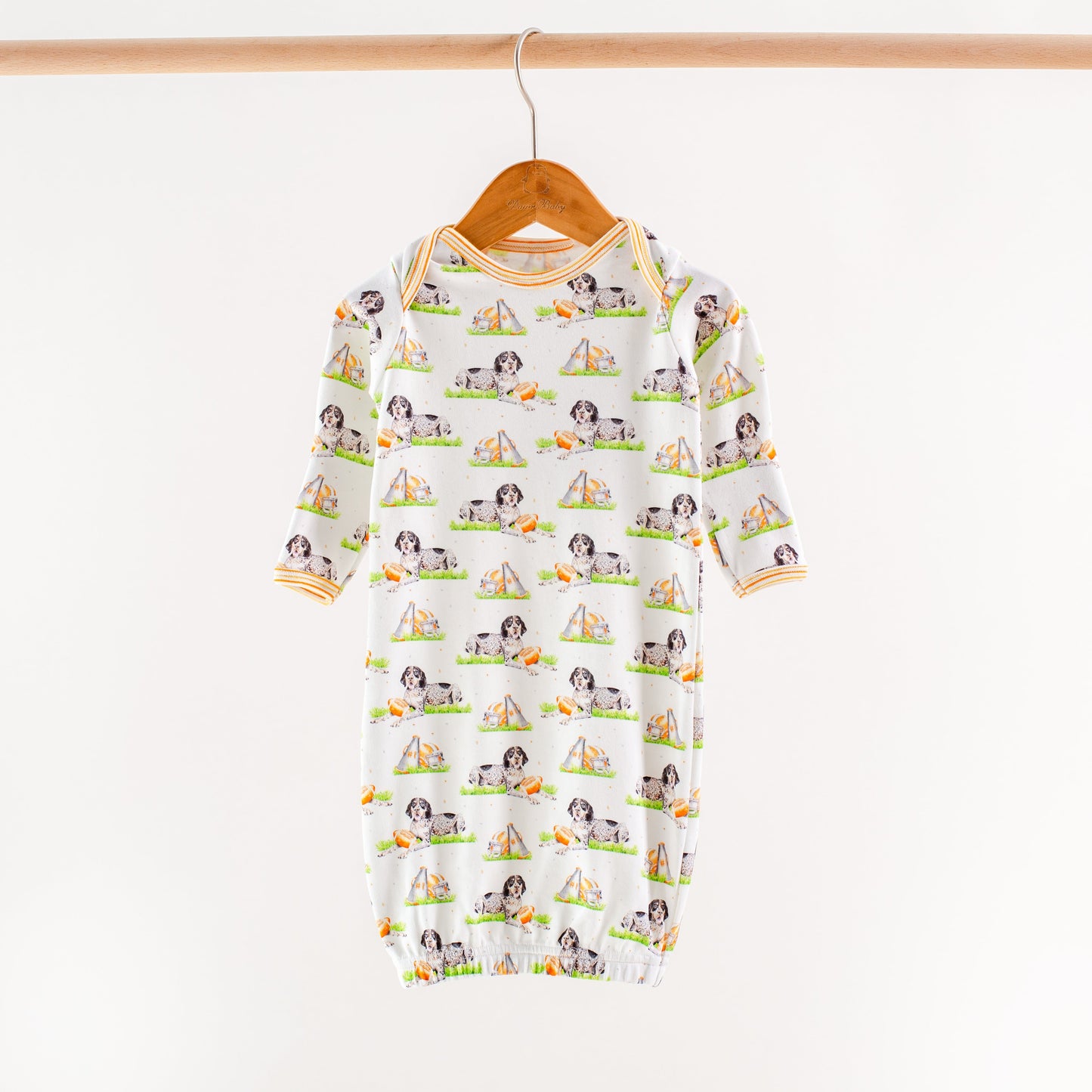 Hound Dog Mascot Mania Organic Cotton Kids Pajamas