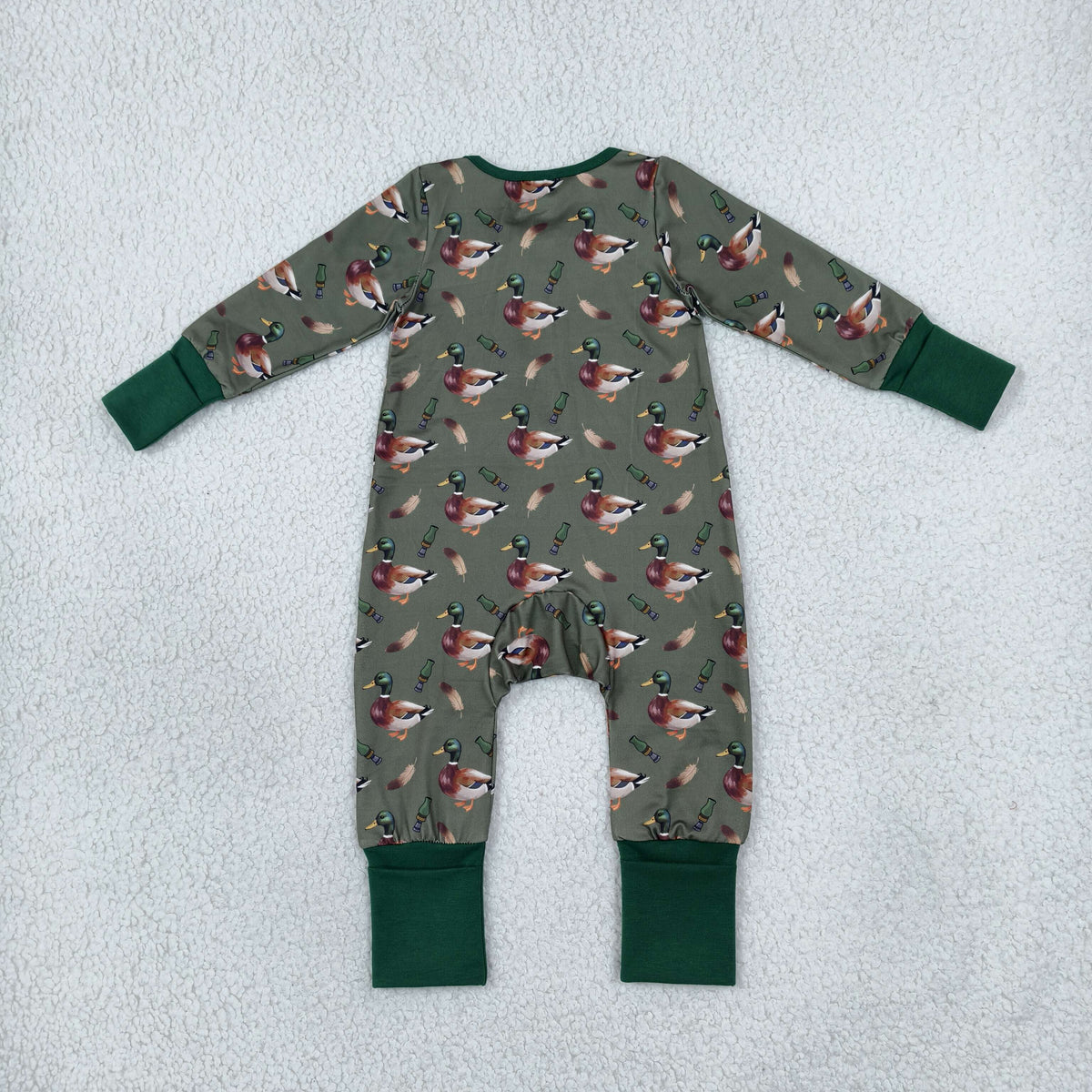 Sibling Baby Kids Ducks Calls Flowers Hunting Pajamas Sets Blanked