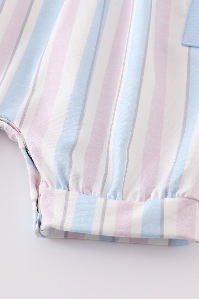 Crab french knot stripe boy bubble