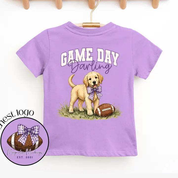 Game Day Darling Kids Football Teee